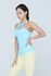 (Surpplex) Я не хею CLWT2068 Spider Web Long Top Ocean Blue, Тренажерный зал износа, Танк Top, Спортивная одежда, Бег одежда, футболки, Мода Спортивная одежда, Повседневные топы для женщин - Сделано в KOREA